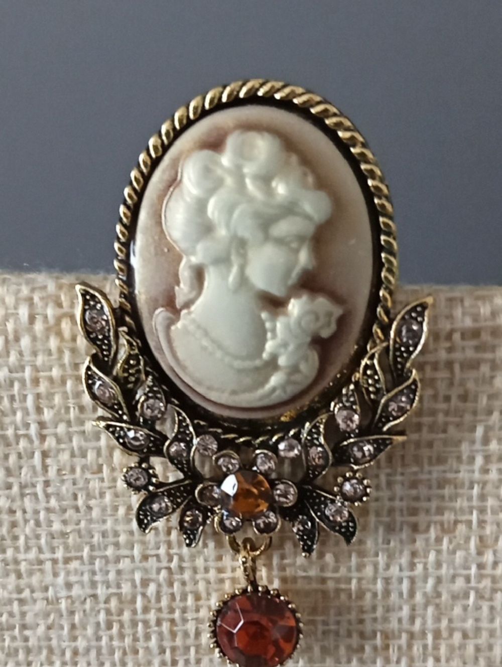 New Cameo Brooch